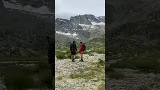 Find someone who turns every trail into home | Silent Hiking Rifugio Jervis #shorts