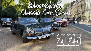 Bloomsbury Classic Car Show 2025 | Винтажные и редкие автомобили в Лондоне