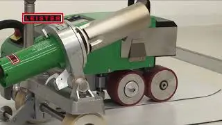 Leister VARIMAT V2: Мощный автомат для высокоскоростной сварки полимерных кровельных покрытий.