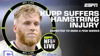 Cooper Kupp expected to miss 'a few weeks' with hamstring injury | NFL Live
