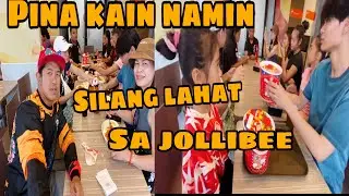 ANG SAYA NILANG TIGNAN HABANG KOMAKAIN NG JOLLIBEE 