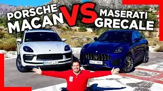 MASERATI GRECALE vs PORSCHE MACAN | COMPARATIVA | ¿QUÉ SUV PREMIUM es más DEPORTIVO?