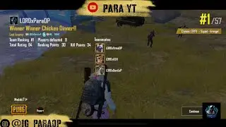 34 KILLS MATCH | PMCO 2020 QUALIFIERS | PUBG MOBILE | PARA YT