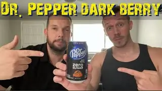 What Does It Taste Like? | New! Dr. Pepper Zero Sugar Dark Berry REVIEW With @TheGainingGround