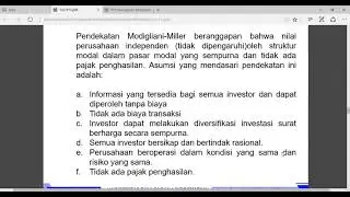 Kuliah Manajemen Keuangan | Sumber Modal dan Kebijakan Dividen