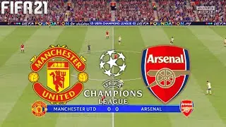 FIFA 21 | Manchester United vs Arsenal - UCL UEFA Champions League - Full Gameplay
