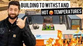 How to Build a Shipping Container for HOT Climates 🥵