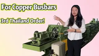 Double-Chain Drawing Machine for Copper Busbars & Flat Bars!