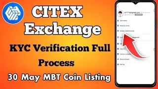 Citex একাউন্ট কিভাবে খুলতে হয় | How to Citex Account Create | MBT Coin Listing Exchange | SK Tech