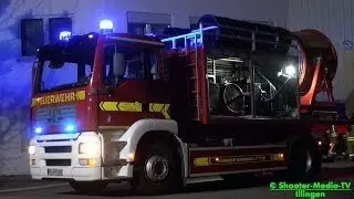 [E] - [FEUERWEHREINSATZ: BRAND IM RECYCLINGBETRIEB] +++ Illingen +++ [GROSSEINSATZ]