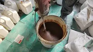 Epoxy flooring screed leveling full process floor paint #epoxy #construction #video 