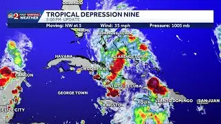Tropical Depression 9: Tropical storm watches issued for parts of Central Florida