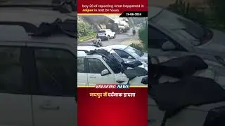 Truck Falls Off Culvert in Jaipur, Crashes Onto Water Tanker Below