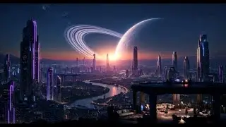 Future City and Future World 2300 : Unreal Cinematic Visions | AI Short Film (4K)