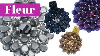 Par Puca Amos Fleur Beaded Pendant
