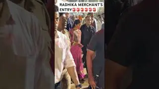 RICHEST INDIAN RADHIKA MERCHANT&rsquo;S ENTRY WITH HIGH SECURITY IN HER GANPATI VISARJAN #SHORTS#INDIA#VIP