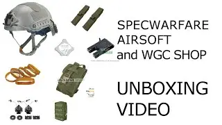 Распаковка страйкбольных игр Specwarfare и WGC, шлем FMA, подсумки FLYEE, магазин LCT и многое другое!