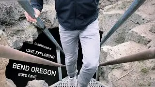 Caving II Exploring Boyd Cave - Bend Oregon II Dangerous?