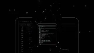 ✨ Glowing Star Particle Animation | HTML CSS JavaScript 🌟 #shorts
