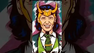 Desenho vetorial do Loki! #loki #coreldraw #design