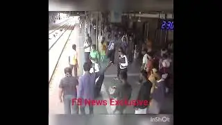 Mumbai : Chalti Local Train Se Gire Aadmi Ki Jaan Bacahaya TC Ne