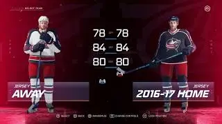 NHL 20 - Columbus Blue Jackets Alumni Uniforms -All Franchise History Uniforms Teams Ratings & Stats