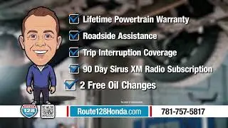 0% APR on Certified Pre-Owned Hondas &ndash; Route 128 Honda | January 2026