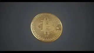 3d low poly bitcoin