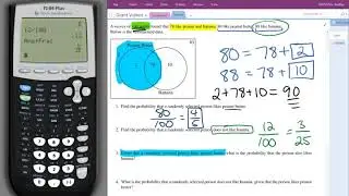 Venn Diagram Probability example