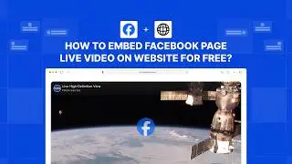 How to embed Facebook page live video on Website?