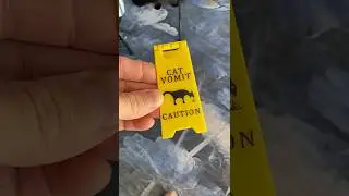 Cat Puke Warning Sign All Cat Owners Need!
