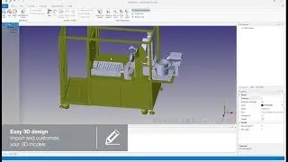 Robot programming with St&auml;ubli Robotics Suite 2019: Easy 3D design