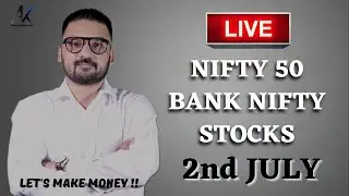 2 July 2021 - Live Intraday Trading | Bank Nifty Live Analysis | Nifty Today Analysis Live