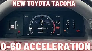 2024 Toyota Tacoma SR5 VS 2024 Toyota Tacoma Sport Hybrid (i-Force MAX) 0-60 Acceleration Battle