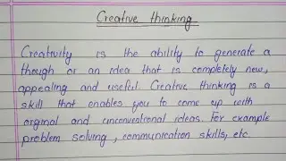 What is Creative Thinking ? Short and Sweet Answer | PAS Education