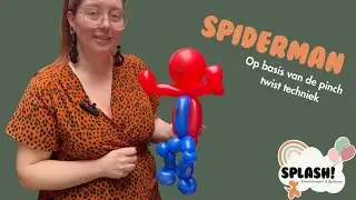 Spiderman - Pinch Twist Techniek - Ballonplooien