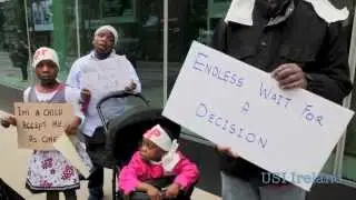Protest at inhumane Direct Provision in Limerick