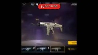 free fire normal SCAR gun skin to legendary SCAR gun skin 😱👀 #youtubeshorts #shorts #short