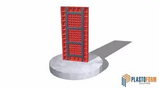 Plastic Formwork System | column formwork | wall formwork | slab formwork | Retaining wall, tanks