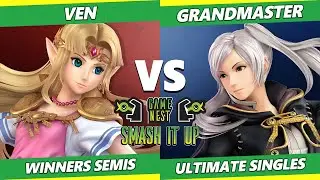 Smash It Up 24 Winners Semis - Ven (Zelda) Vs. Grandmaster (Robin) SSBU Ultimate Tournament