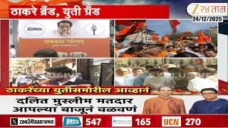 Thackeray  Brothers Alliance | ठाकरे बंधूंचं बाळासाहेबांना वंदन | Zee24Taas