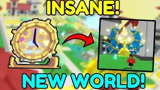 🌍Unlocked The New World In Clicker Simulator! New Area, New Pets & More!