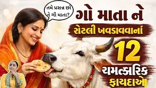 🔴ગૌ માતા ને રોટલી ખવડાવવાનાં 12 ચમત્કારિક લાભ..🔺 #gujarati #astrology #jyotish #gaaymaata #gaumata 