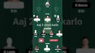 today dream 11 2 crore winning team of eac vs ct #shorts #ytshorts #fantasy11 #cricket