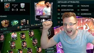 FIFA Mobile 18 POTM Aguero Gameplay! Can a 61 OVR Beat a 114 OVR? Plus POTM Point Pull!