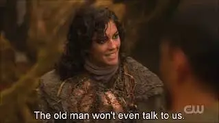 The 100 6x04-Clarke and Raven Octavia,Rose and Xavier