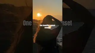 ✨🌅#sunsetview#seaside#coupleblog