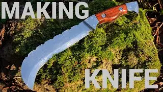 Making an Indian knife billhook