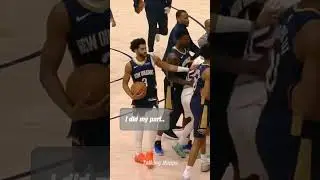 Jordan Poole Reacts to Jose Alvarado and Mark Williams Altercation! 🤣🤣 #shorts