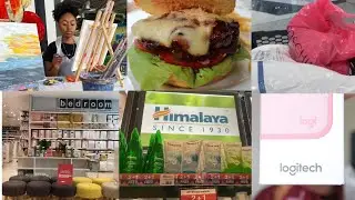 VLOG - Artjamming and lunch date | shopping for new bedding | unboxing | Vicky Baloyi | SA Youtuber